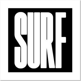 SURF Bold text logo Posters and Art